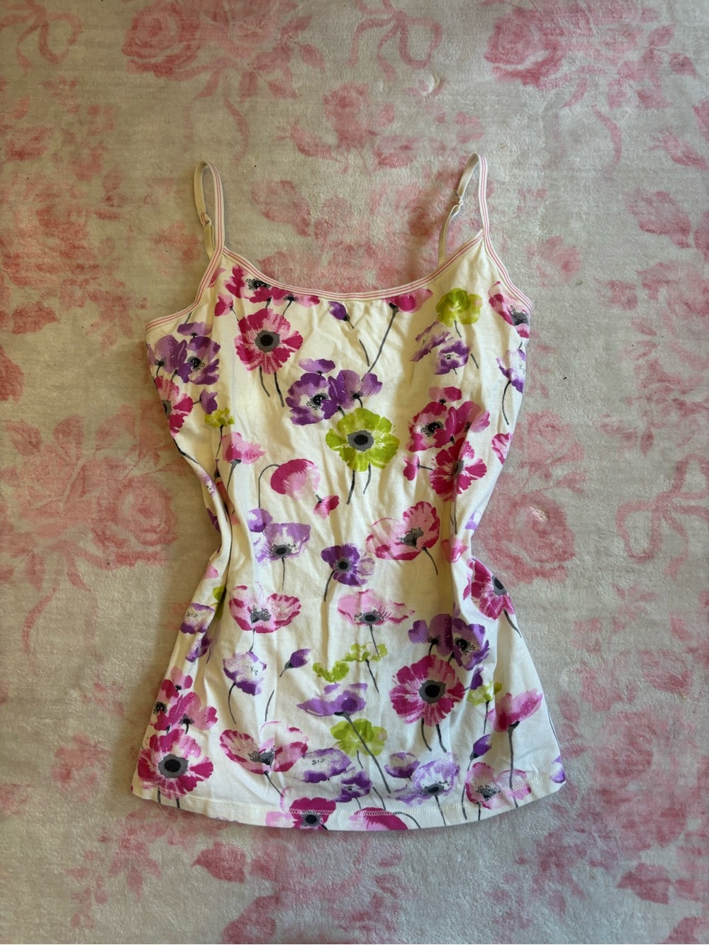 Vintage Aeropostale floral cottage cami